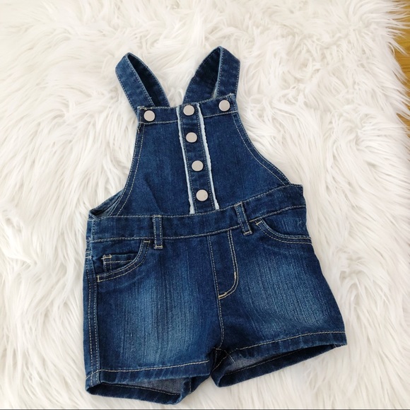 The Children's Place Other - Children’s Place White Trim Overalls